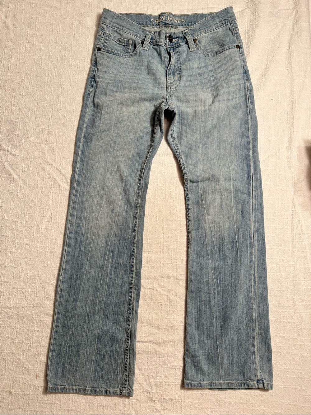 Cody James Light Blue Men's Straight-Leg Jeans